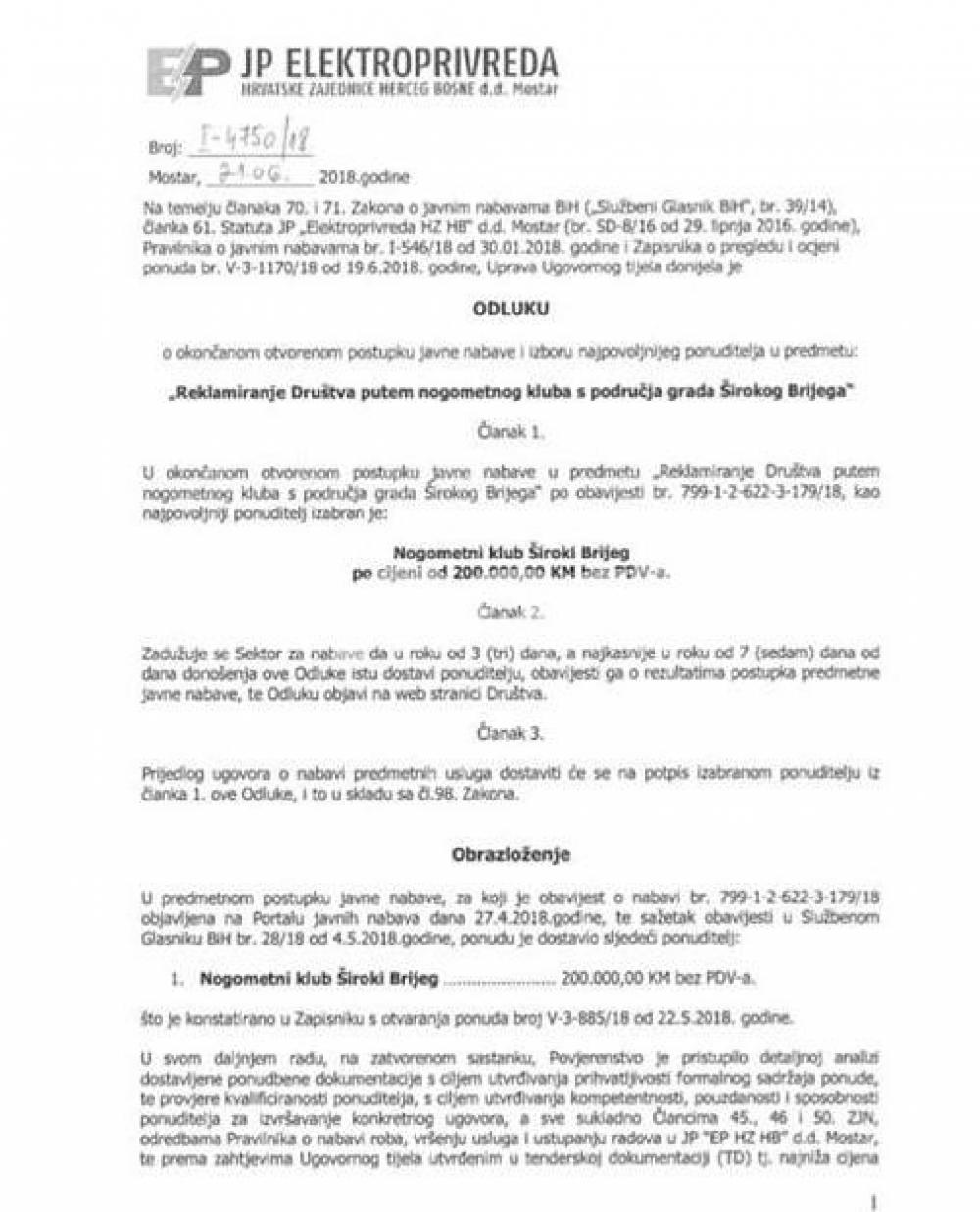EP HZ HB 2.jpg - Politika i fudbal u BiH: Kako se finansiraju klubovi iz javnih preduzeća u našoj državi?